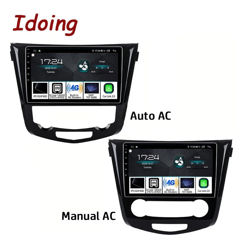 Idoing 10.2inch Android 12 Radio Head Unit For 2014-2022 Nissan X-Trail Qashqai Rogue