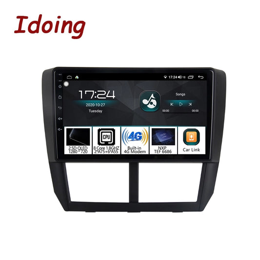 Idoing 9inch Android 12 Radio Head Unit For 2008-2014 Subaru Forester WRX