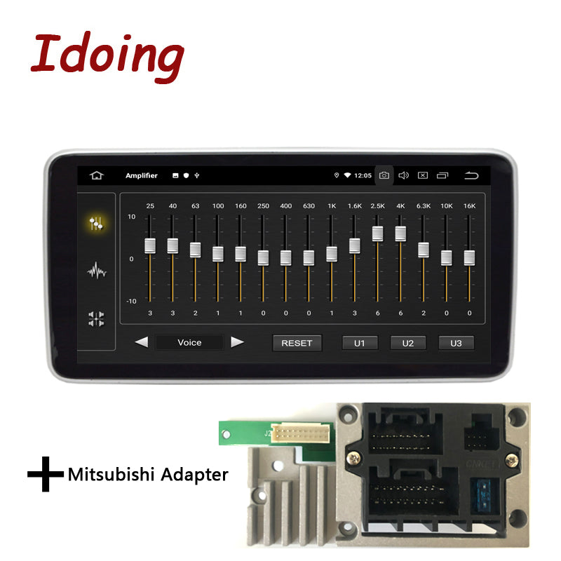 Idoing 10.25inch Android Radio Head Unit 4GB+64GB For Universal Car