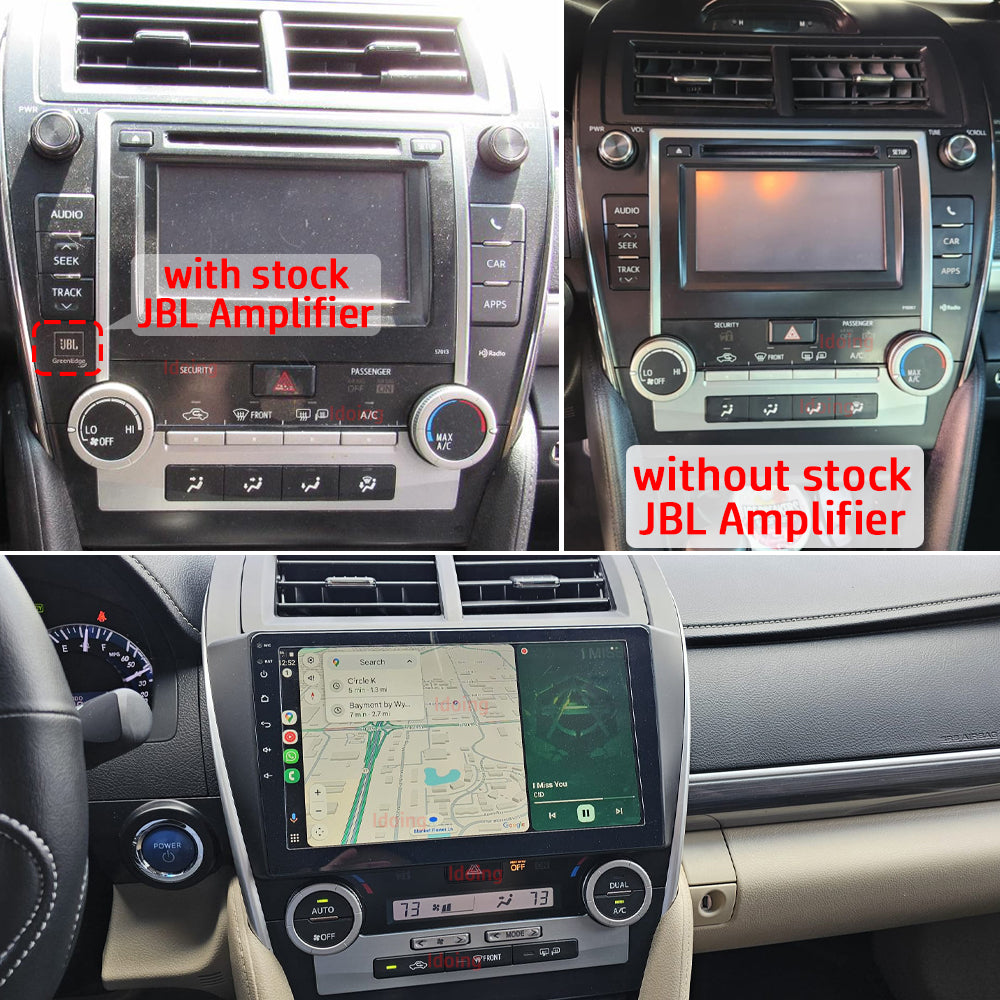 Idoing 10,2 Zoll Android 12 Radio-Haupteinheit für Toyota Camry 7 XV 50 55 2012-2014