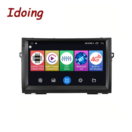 Idoing 9inch Android 12 Radio Head Unit For Toyota Prius XW20 2003-2011