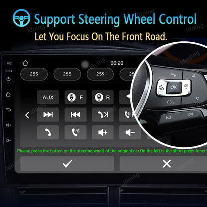 Idoing 9inch Android 13 Radio Head Unit For Ford KA 2008-2012